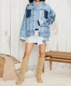 Driftwood Rowan Jacket In Denim/ Blue
