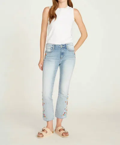 Driftwood Roxy Kick Flare Boot-multi Mod Jeans In Light Wash