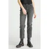 Driftwood Royce After Party High Waist Crystal Embellished Jeans In Black