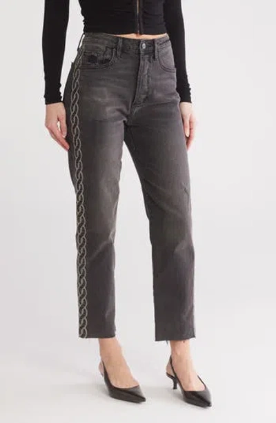 Driftwood Royce Twisted Love Skinny Jeans In Black
