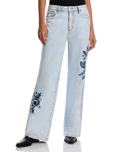 Driftwood Sasha X Nordic High Rise Relaxed Jeans In Light Wash