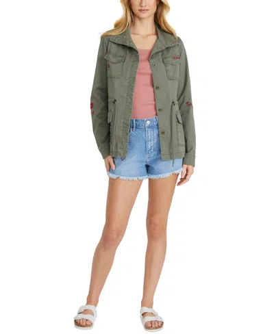 Driftwood Women's Amber Utility Jacket X Love Notes In Olive