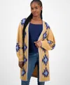 Driftwood Women's Aztec Long Cardigan In Multi