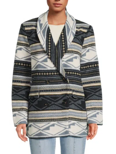 DRIFTWOOD WOMEN'S BLANCHE X GRADUAL SHAWL COLLAR BLAZER