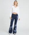 Driftwood Women's Farrah X Bow What Fun Flare Jeans In Blue