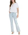 Driftwood Women's Low-rise Bootcut Jeans X Petunia Patchwork