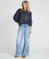 Driftwood Marlena Distressed X Copper Magnolia Jeans In Light Wash In Blue