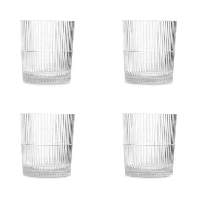 Drinique Tumbler Clear, Set Of 4 In Transparent