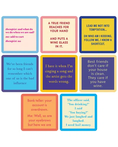 DRINKS ON ME DRINKS ON ME BEST FRIENDS COASTER BUNDLE 8-PACK