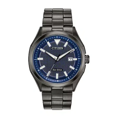 Drive From Citizen Eco-drive Drive From Citizen Mens Black Stainless Steel Bracelet Watch Aw1147-52l