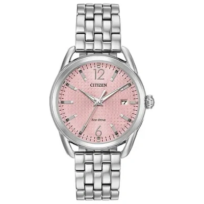 Drive From Citizen Eco-drive Drive From Citizen Womens Silver Tone Stainless Steel Bracelet Watch Fe6080-71x