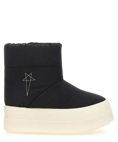 Drkshdw Padded Ankle Boots Low Lunar In Black