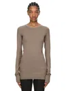 Drkshdw Basic Ls T-shirt In Brown