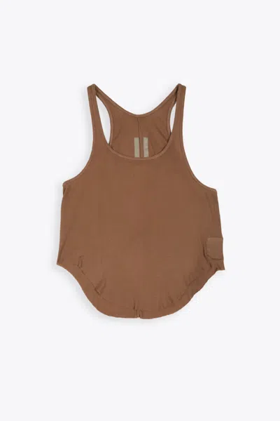 Drkshdw Basic Tank Cropped Brown Cotton Tank Top - Basic Tank Cropped