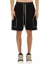 Drkshdw Bauhaus Lyocell Bermuda Shorts With Maxi Pockets In Black