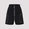 Drkshdw Bauhaus Lyocell Bermuda Shorts With Maxi Pockets In Black