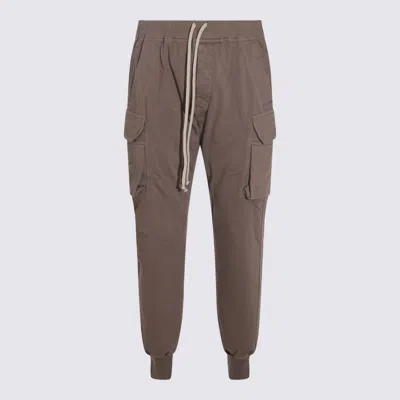 Drkshdw Beige Cotton Mastodon Cut Pants