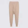 Drkshdw Beige Cotton Pants In Multi