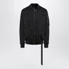 Drkshdw Black Bomber With Zipper Men In Black