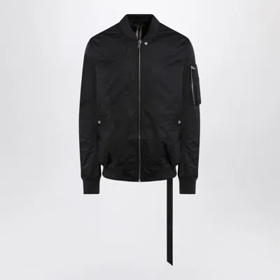 DRKSHDW DRKSHDW  BLACK BOMBER WITH ZIPPER