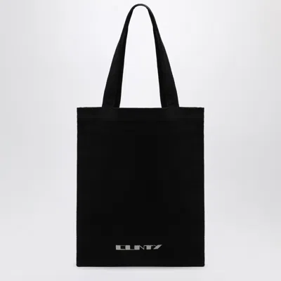 Drkshdw Black Canvas Shopper Bag