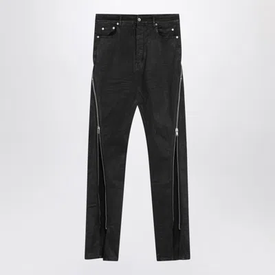 DRKSHDW DRKSHDW BLACK COATED BOLAN BANANA JEANS MEN