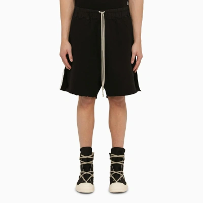 Drkshdw Black Cotton-blend Bermuda Shorts