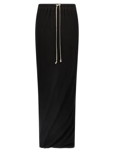 DRKSHDW DRKSHDW BLACK COTTON MINI WOMEN'S SKIRT