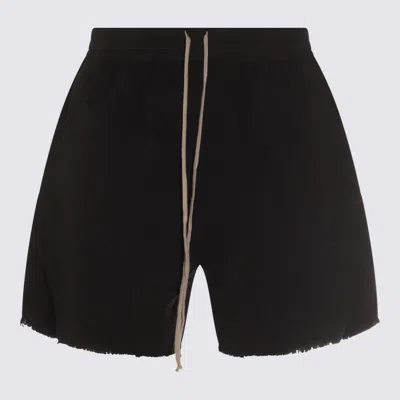 Drkshdw Black Cotton Shorts