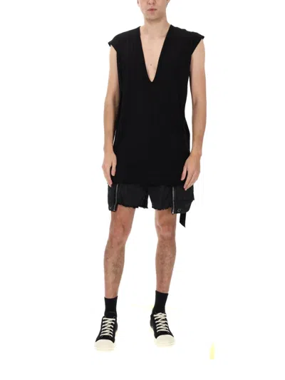 Drkshdw Black Cotton Shorts