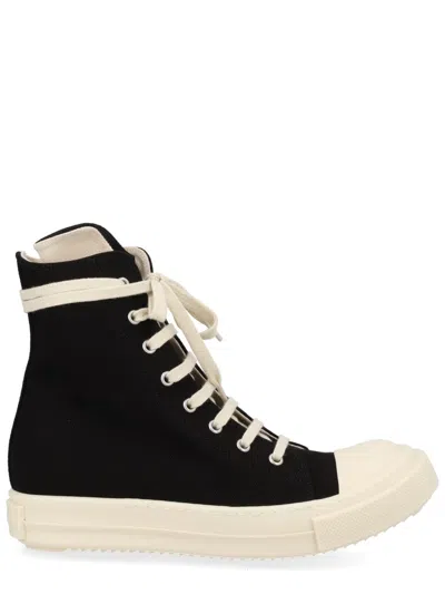Drkshdw Black Cotton Sneakers