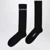 Drkshdw Black Cotton Socks With Logo In Black