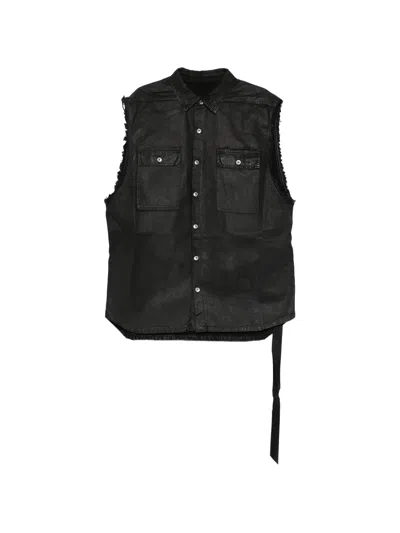 Drkshdw Black Cotton Sports Jacket