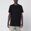 Drkshdw Black Cotton T-shirt In Black