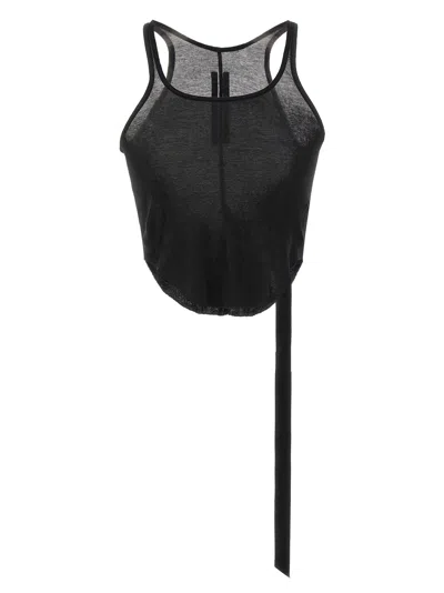 DRKSHDW DRKSHDW BLACK COTTON TANK WOMEN'S TOPS