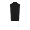 Drkshdw Black Cotton T-shirt In Black