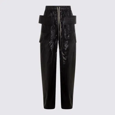 Drkshdw Black Creatch Wide Cargo Drawstring Pant