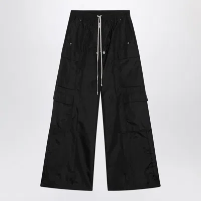 Drkshdw Black Nylon Double Cargo Jumbo Belas Trousers Men