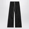 Drkshdw Black Nylon Pusher Trousers In Black