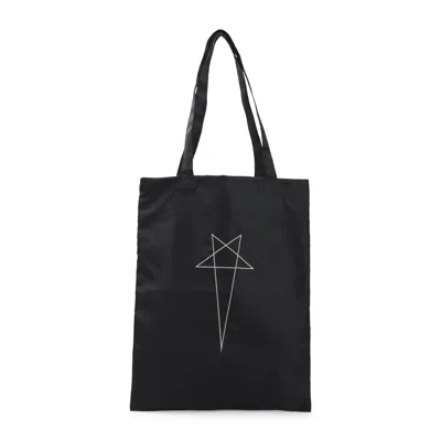 Drkshdw Black Nylon Tote Bag