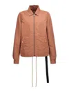 Drkshdw Zipfront Jacket In Nude & Neutrals