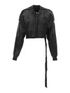 Drkshdw Flight Bomber Jacket In Black