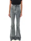 Drkshdw Porterville Bias Bootcut Jeans In Blue