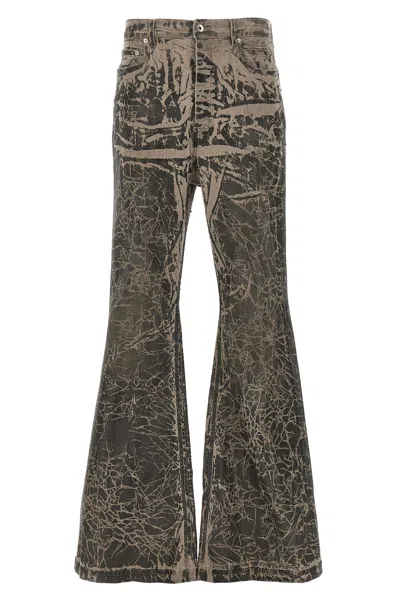Drkshdw 'bolan Bootcut' Jeans In Brown