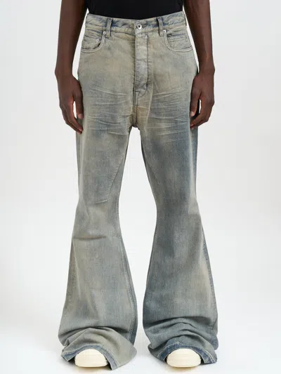 Drkshdw Bolan Bootcut Mineral Pearl Denim Pants In Blue