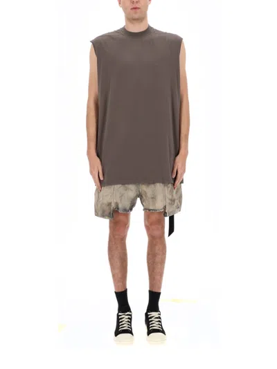 Drkshdw Brown Cotton T-shirt