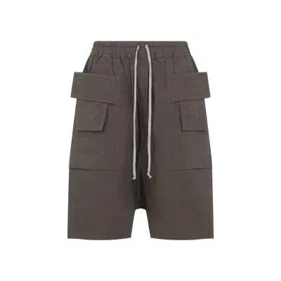 Drkshdw Brown Creatch Cargo Cotton Pants In Blue