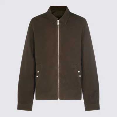 Drkshdw Brown Zipfront Casual Jacket