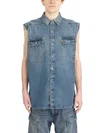 Drkshdw Camicia In Denim Senza Maniche Tommy Jumbo