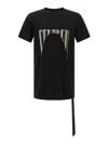 Drkshdw Black Cotton Level T T-shirt In Black